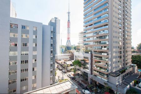 Vista da Sala de apartamento para alugar com 2 quartos, 66m² em Pinheiros, São Paulo