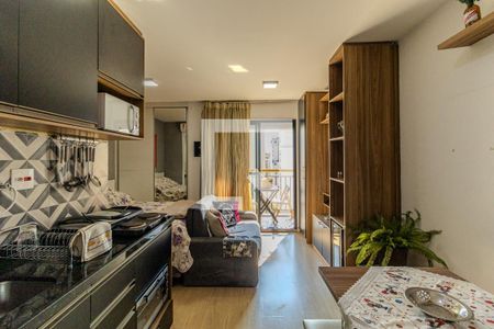 Studio de kitnet/studio para alugar com 1 quarto, 27m² em Campos Elíseos, São Paulo
