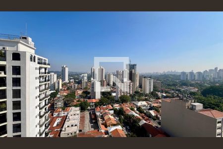 Vista da sala  de kitnet/studio à venda com 1 quarto, 24m² em Pinheiros, São Paulo