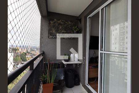 Varanda da Sala de apartamento à venda com 2 quartos, 49m² em Vila Andrade, São Paulo