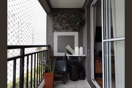 Varanda da Sala de apartamento à venda com 2 quartos, 49m² em Vila Andrade, São Paulo