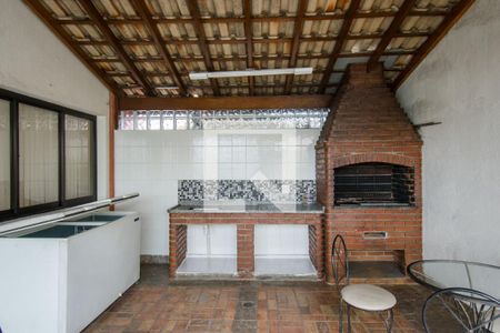 Área comum - Churrasqueira de apartamento para alugar com 3 quartos, 78m² em Vila Euclides, São Bernardo do Campo