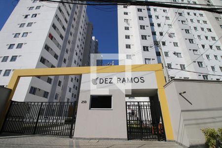 Apartamento para alugar com 52m², 2 quartos e sem vagaFachada e portaria