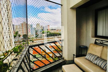 Varanda da Sala de apartamento à venda com 3 quartos, 186m² em Tatuapé, São Paulo