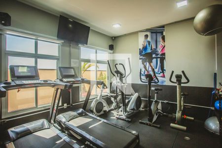 Área comum - Academia de apartamento para alugar com 1 quarto, 43m² em Vila Guarani (z Sul), São Paulo