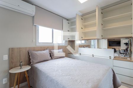 Sala/Quarto de kitnet/studio para alugar com 1 quarto, 28m² em Indianópolis, São Paulo