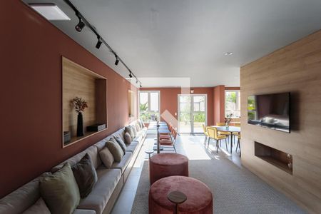 Studio para alugar com 28m², 1 quarto e sem vaga Studio para alugar com 28m², 1 quarto e sem vagaÁrea comum - Salão de festas