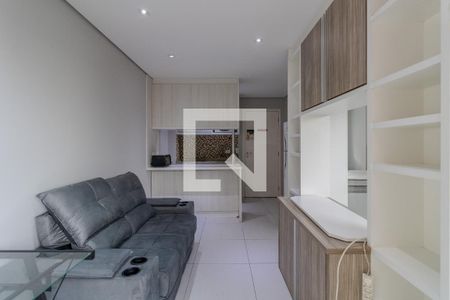 Sala de apartamento à venda com 1 quarto, 33m² em Panamby, São Paulo