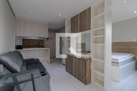 Sala de apartamento à venda com 1 quarto, 33m² em Panamby, São Paulo