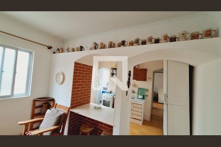 Sala de apartamento para alugar com 1 quarto, 59m² em Caiçara, Praia Grande