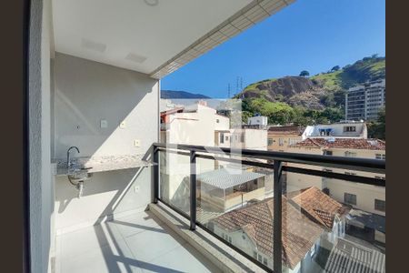 Varanda da Sala de apartamento à venda com 3 quartos, 75m² em Tijuca, Rio de Janeiro