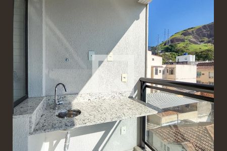 Varanda da Sala de apartamento à venda com 3 quartos, 75m² em Tijuca, Rio de Janeiro