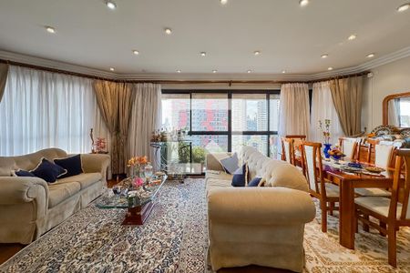 Sala de apartamento à venda com 3 quartos, 202m² em Chácara Klabin, São Paulo
