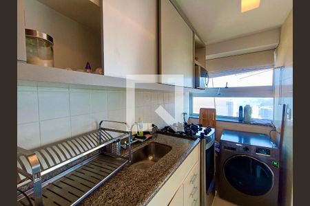 Studio para alugar com 58m², 1 quarto e 1 vaga Studio para alugar com 58m², 1 quarto e 1 vagaCozinha americana