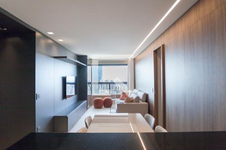 sala de apartamento para alugar com 2 quartos, 76m² em Vila da Serra, Nova Lima