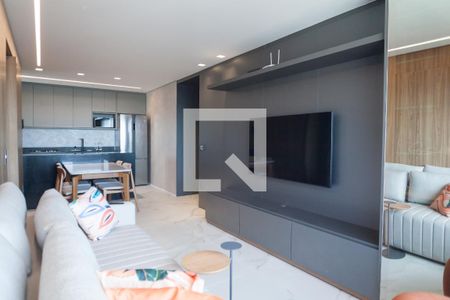 sala de apartamento para alugar com 2 quartos, 76m² em Vila da Serra, Nova Lima