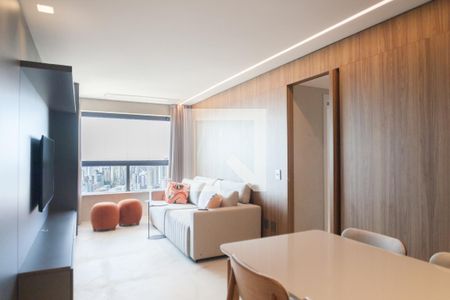 sala de apartamento para alugar com 2 quartos, 76m² em Vila da Serra, Nova Lima