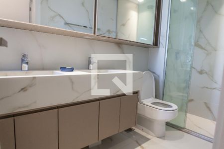 Apartamento para alugar com 76m², 2 quartos e 2 vagasBanheiro da Suíte