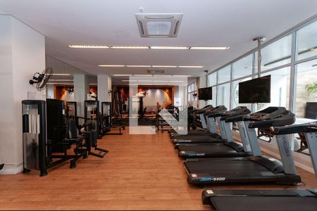 Studio para alugar com 33m², 1 quarto e 1 vaga Studio para alugar com 33m², 1 quarto e 1 vagaÁrea Comum - Academia