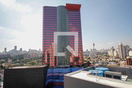 Vista da Sala de kitnet/studio para alugar com 1 quarto, 24m² em Pinheiros, São Paulo