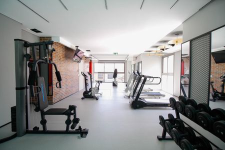 Studio para alugar com 24m², 1 quarto e sem vaga Studio para alugar com 24m², 1 quarto e sem vagaÁrea Comum - Academia