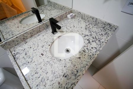 Studio para alugar com 24m², 1 quarto e sem vaga Studio para alugar com 24m², 1 quarto e sem vagaBanheiro da Suíte