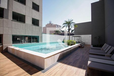 Studio para alugar com 24m², 1 quarto e sem vaga Studio para alugar com 24m², 1 quarto e sem vagaÁrea Comum - Piscina