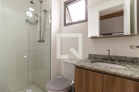 Studio para alugar com 23m², 1 quarto e sem vaga Studio para alugar com 23m², 1 quarto e sem vagaBanheiro
