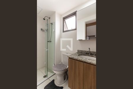 Studio para alugar com 23m², 1 quarto e sem vaga Studio para alugar com 23m², 1 quarto e sem vagaBanheiro