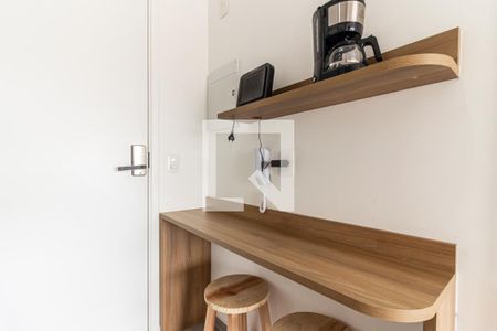 Studio para alugar com 23m², 1 quarto e sem vaga Studio para alugar com 23m², 1 quarto e sem vagaCozinha - Detalhe