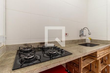 Studio para alugar com 25m², 1 quarto e sem vagaCozinha - Cooktop