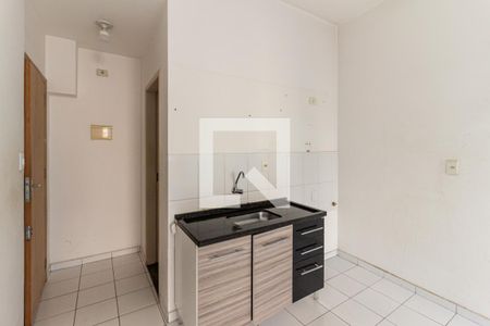 Cozinha de kitnet/studio à venda com 1 quarto, 32m² em República, São Paulo