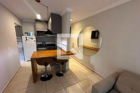 Sala de apartamento para alugar com 1 quarto, 43m² em Jardim Botânico, Ribeirão Preto