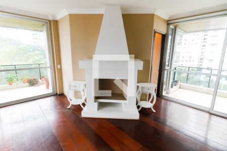 Detalhe - Sala 1 (Lareira) de apartamento para alugar com 4 quartos, 198m² em Vila Suzana, São Paulo