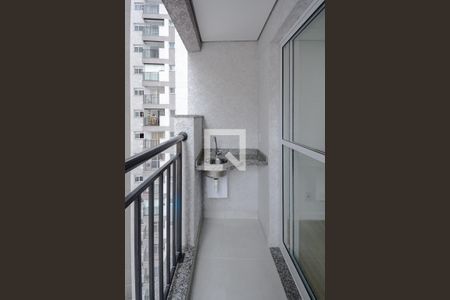 Sacada da Sala  de apartamento à venda com 2 quartos, 48m² em Centro, São Bernardo do Campo