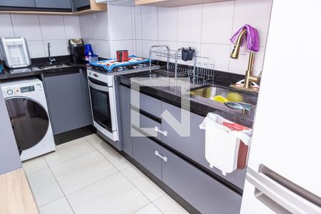 Cozinha de apartamento para alugar com 2 quartos, 34m² em Vila Pierina, São Paulo