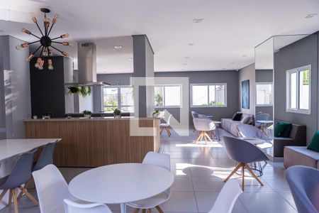 Apartamento para alugar com 34m², 2 quartos e sem vagaÁrea comum - Salão de festas