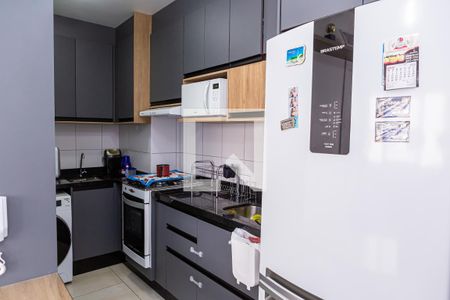 Cozinha de apartamento para alugar com 2 quartos, 34m² em Vila Pierina, São Paulo