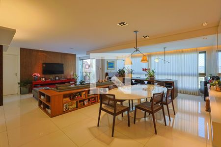 Sala de apartamento à venda com 4 quartos, 201m² em Vila da Serra, Nova Lima