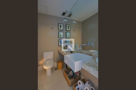 Lavabo de apartamento à venda com 4 quartos, 201m² em Vila da Serra, Nova Lima