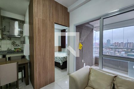 Sala de apartamento para alugar com 1 quarto, 36m² em Jardim do Mar, São Bernardo do Campo