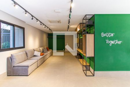 Apartamento para alugar com 27m², 1 quarto e sem vagaÁrea comum - Salão de festas