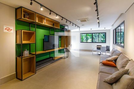 Apartamento para alugar com 27m², 1 quarto e sem vagaÁrea comum - Salão de festas