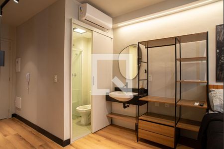 Sala/Quarto de kitnet/studio para alugar com 1 quarto, 22m² em Bela Vista, São Paulo