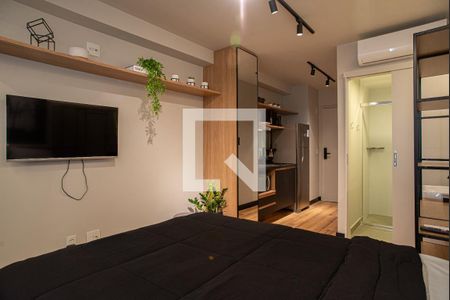 Sala/Quarto de kitnet/studio para alugar com 1 quarto, 22m² em Bela Vista, São Paulo