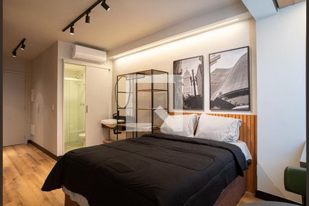 Sala/Quarto de kitnet/studio para alugar com 1 quarto, 22m² em Bela Vista, São Paulo