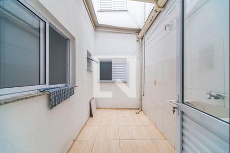 Área de Serviço de apartamento à venda com 2 quartos, 61m² em Vila Alzira, Santo André