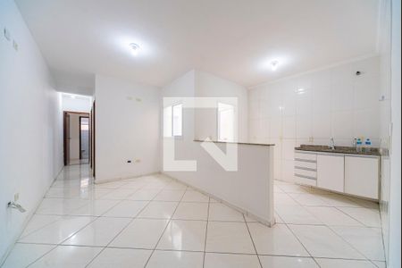 Sala de apartamento à venda com 2 quartos, 61m² em Vila Alzira, Santo André