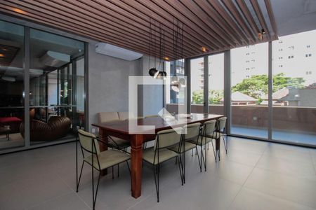 Studio à venda com 37m², 1 quarto e 1 vagaSalão de Festas