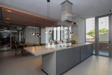 Studio à venda com 37m², 1 quarto e 1 vagaSalão de Festas